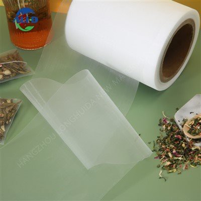 ピラミッド型ティーバッグ用の生分解性土壌材料